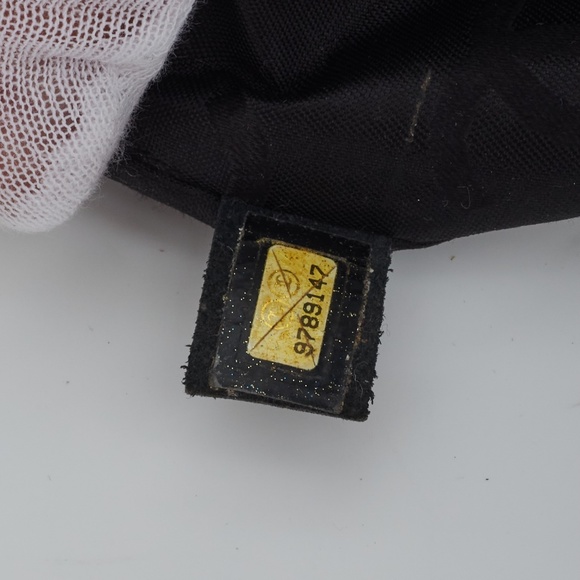 CHANEL VINTAGE CAMBON LIGNE BLACK LEATHER SHOPPING TOTE BAG (2004) - Picture 7 of 9